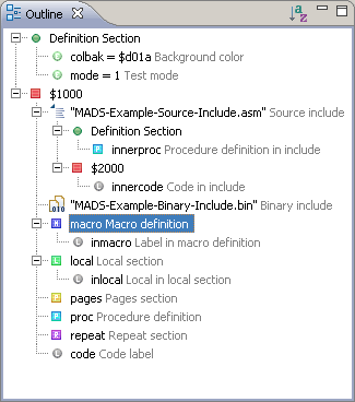 IDE content outline