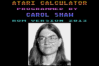 Atari Calculator ROM Version