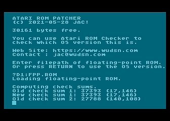 Atari ROM Patcher