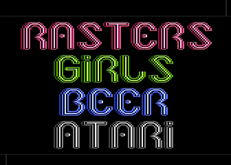 RGBA - Rasters Girls Beer Atari