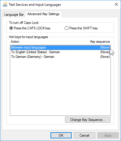 Configure Windows IME hot keys