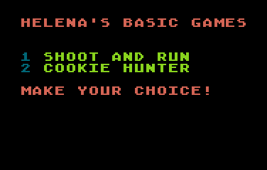 Helena's BASIC Games