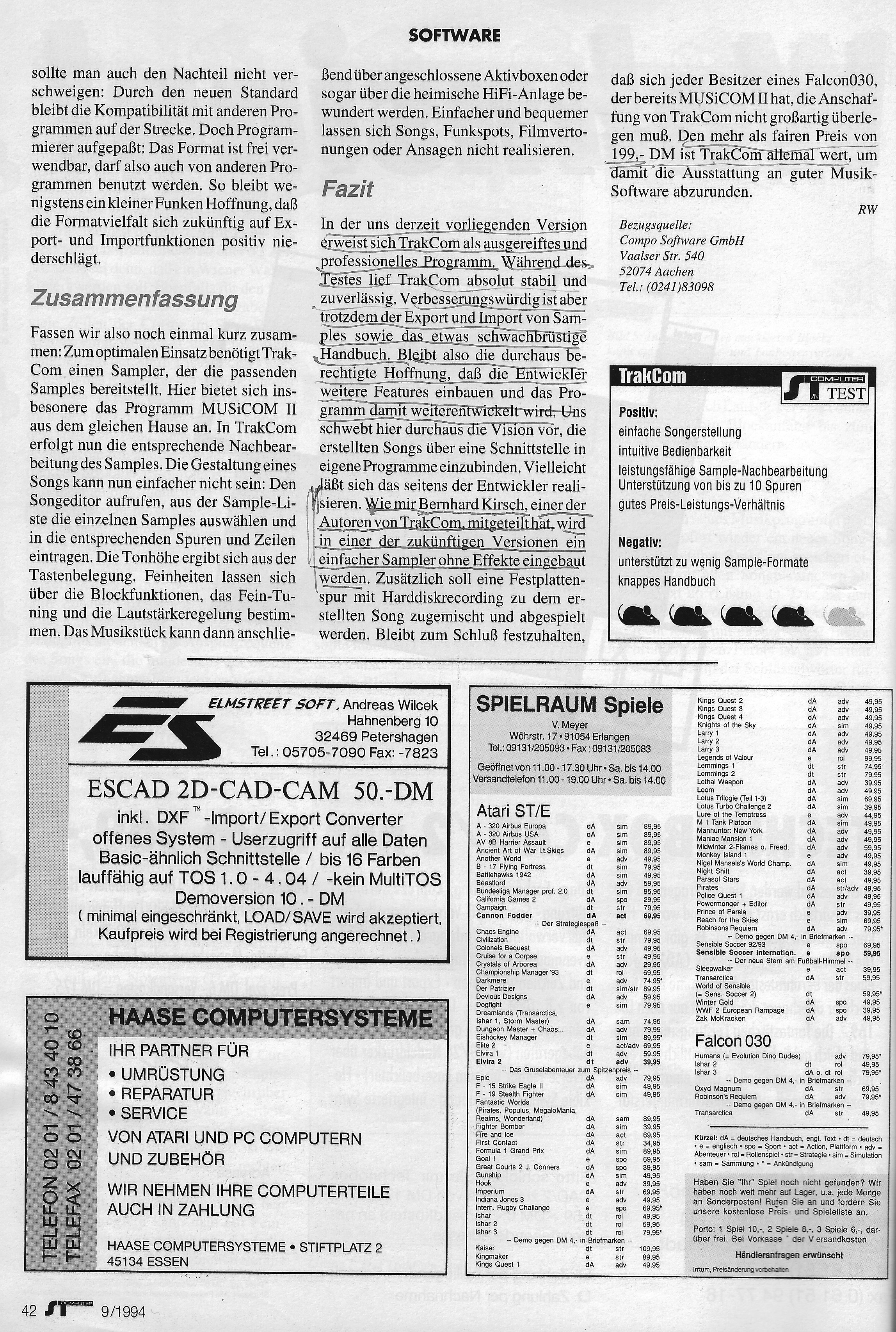 ST Computer issue 09/1994, page 42