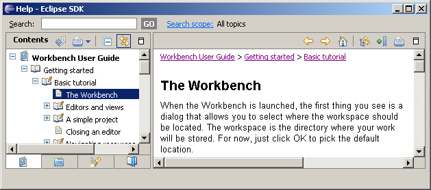 Workbench user guide