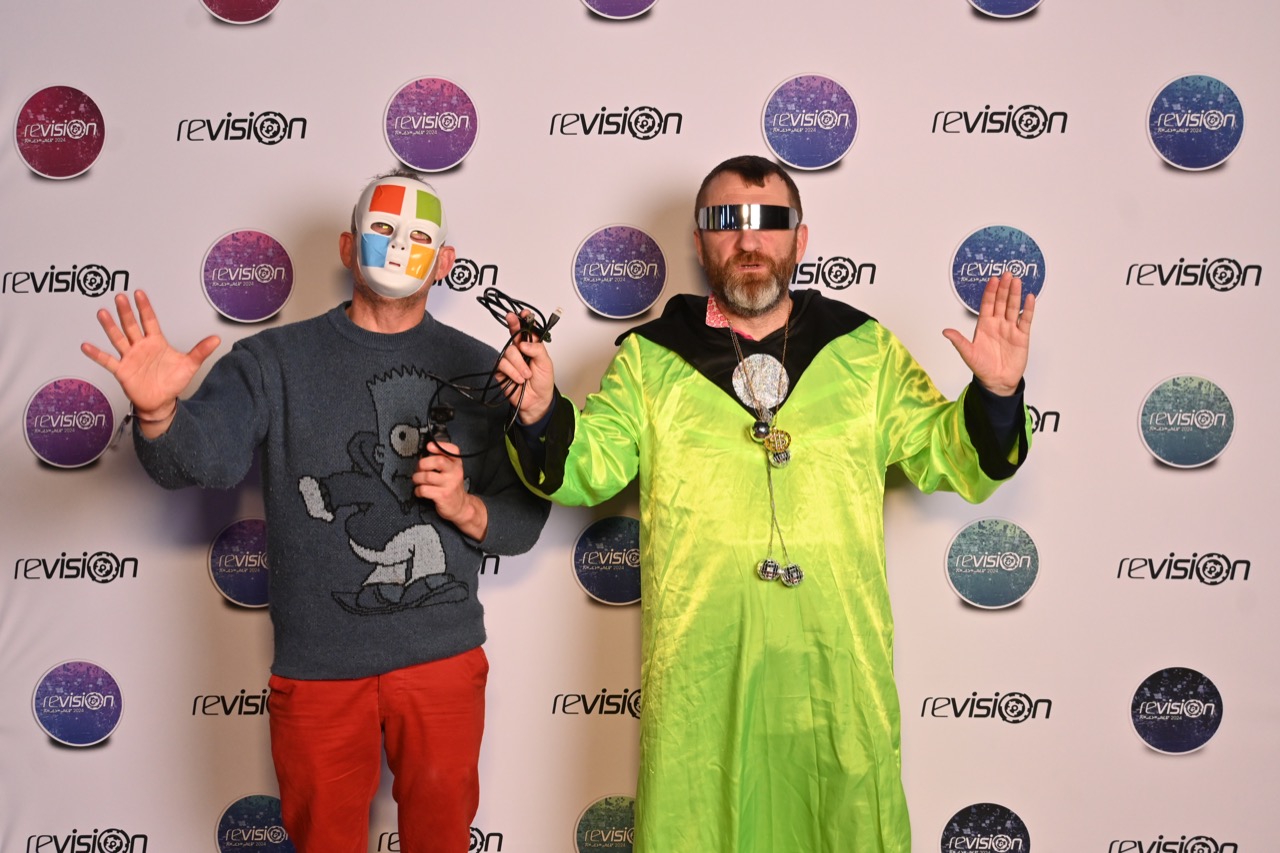 Sgt. Slayer (William Agas) and Unknown