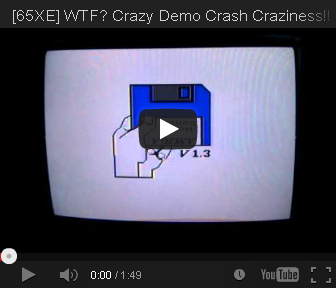 [65XE] WTF? Crazy Demo Crash Craziness!!
